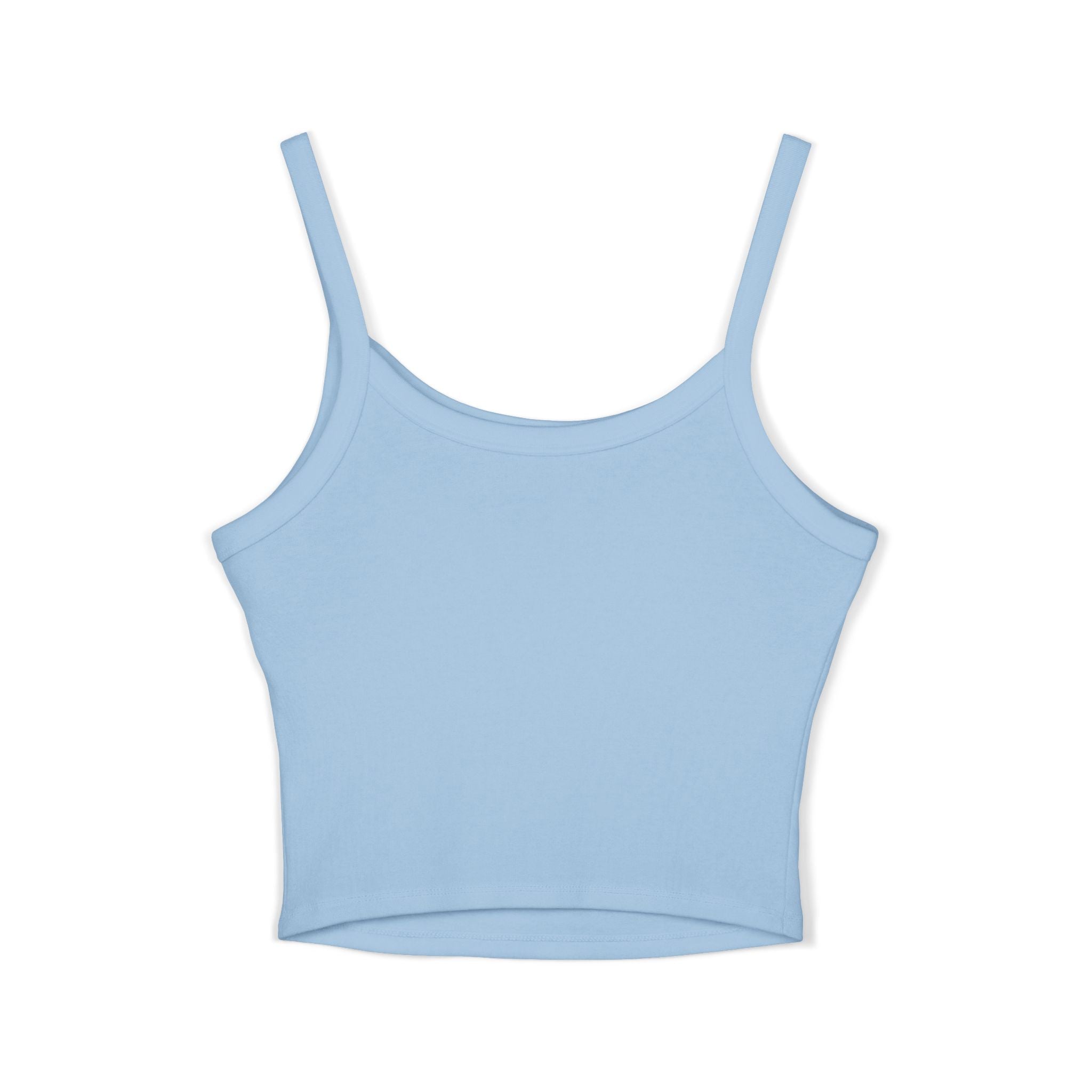 Spaghetti Tank Top — Pink Lip 'Stop Hatin'' Graphic Crop
