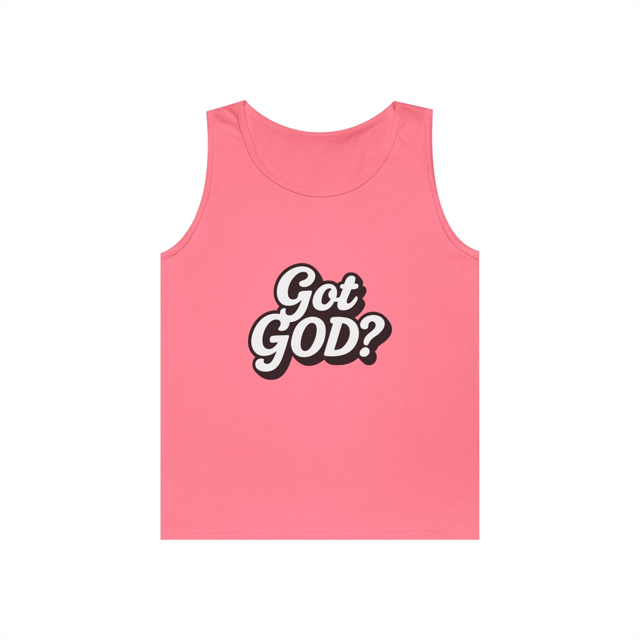Got God? Tank Top — Retro Script Faith Graphic Tank