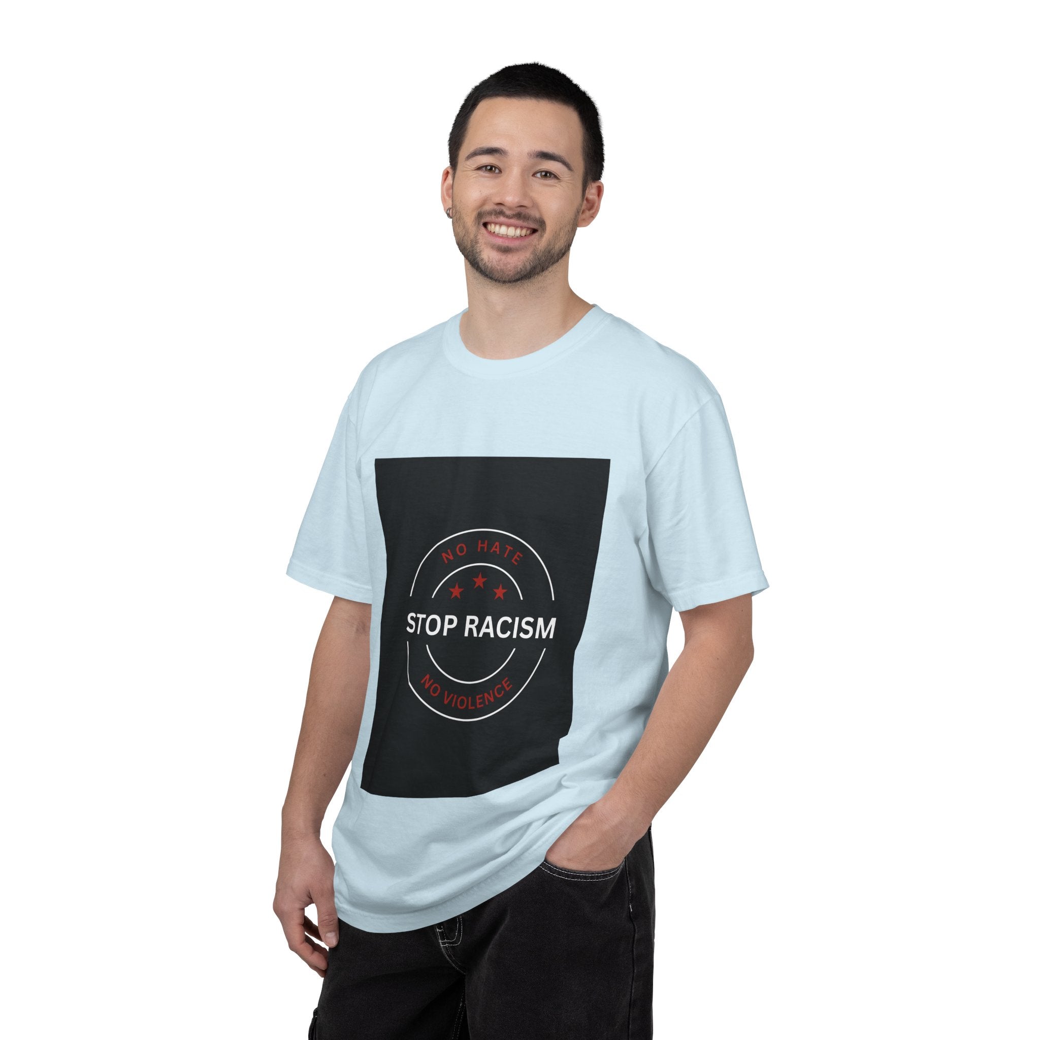 Stop Racism T-Shirt — 'No Hate No Violence' Social Justice Tee