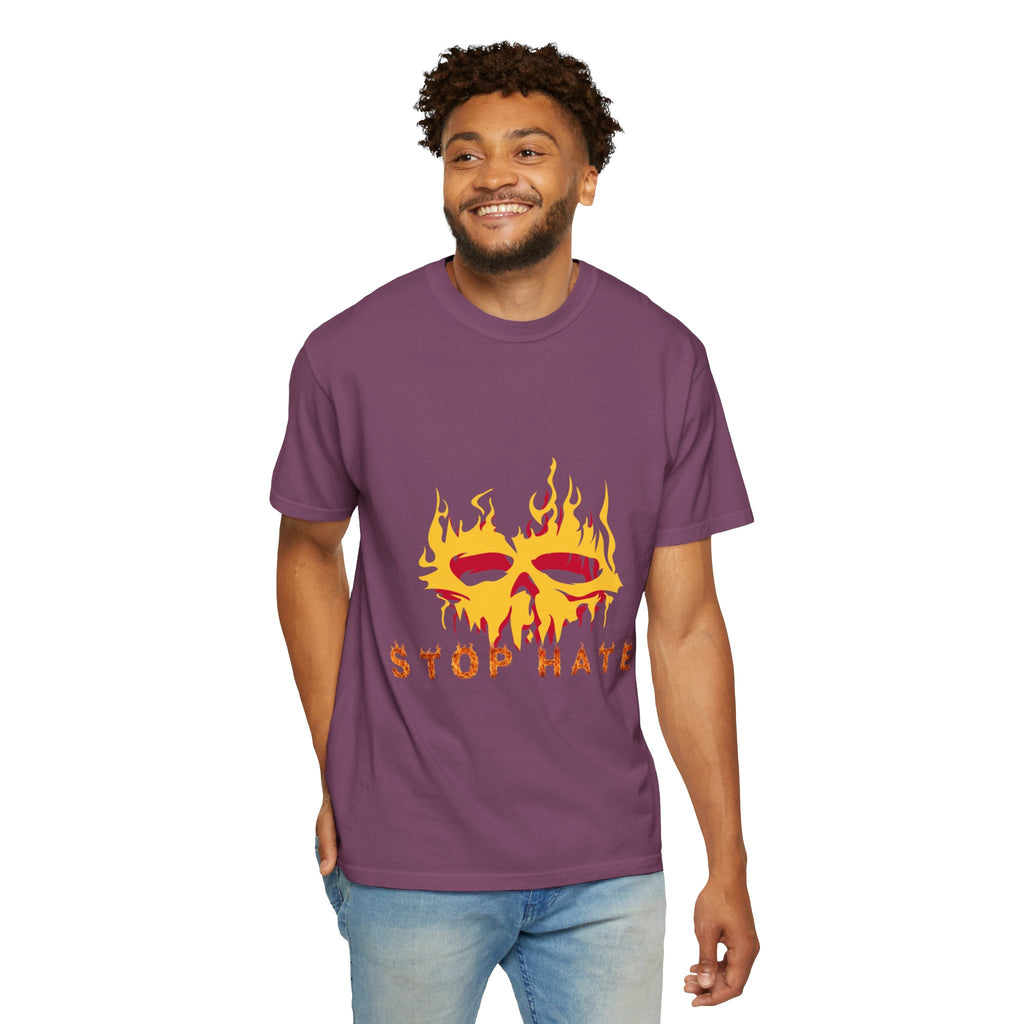 Stop Hate Flame Mask T-Shirt