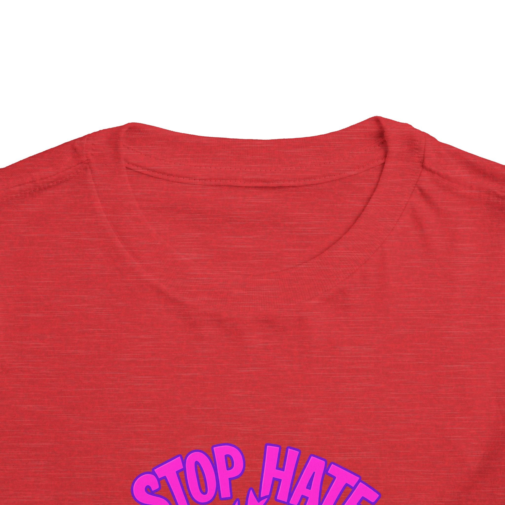 Stop Hate Toddler Tee – "Stop Hate Racism & Violence" Graphic
