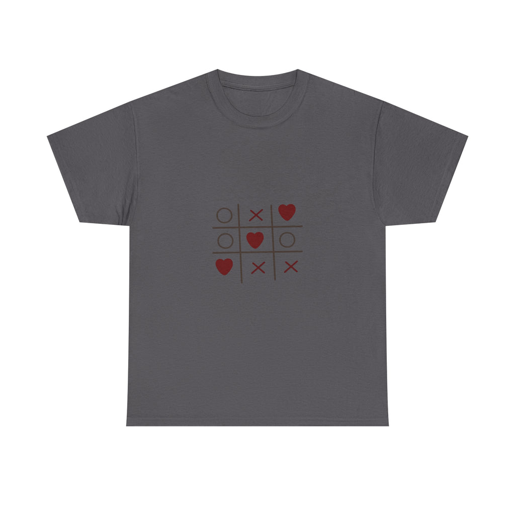 Tic Tac Toe Hearts T-Shirt — Cute Valentine’s Day Graphic Tee