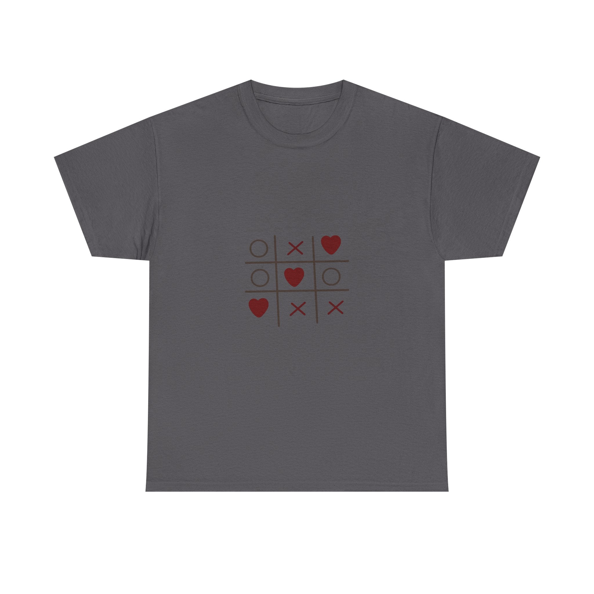 Tic Tac Toe Hearts T-Shirt — Cute Valentine’s Day Graphic Tee