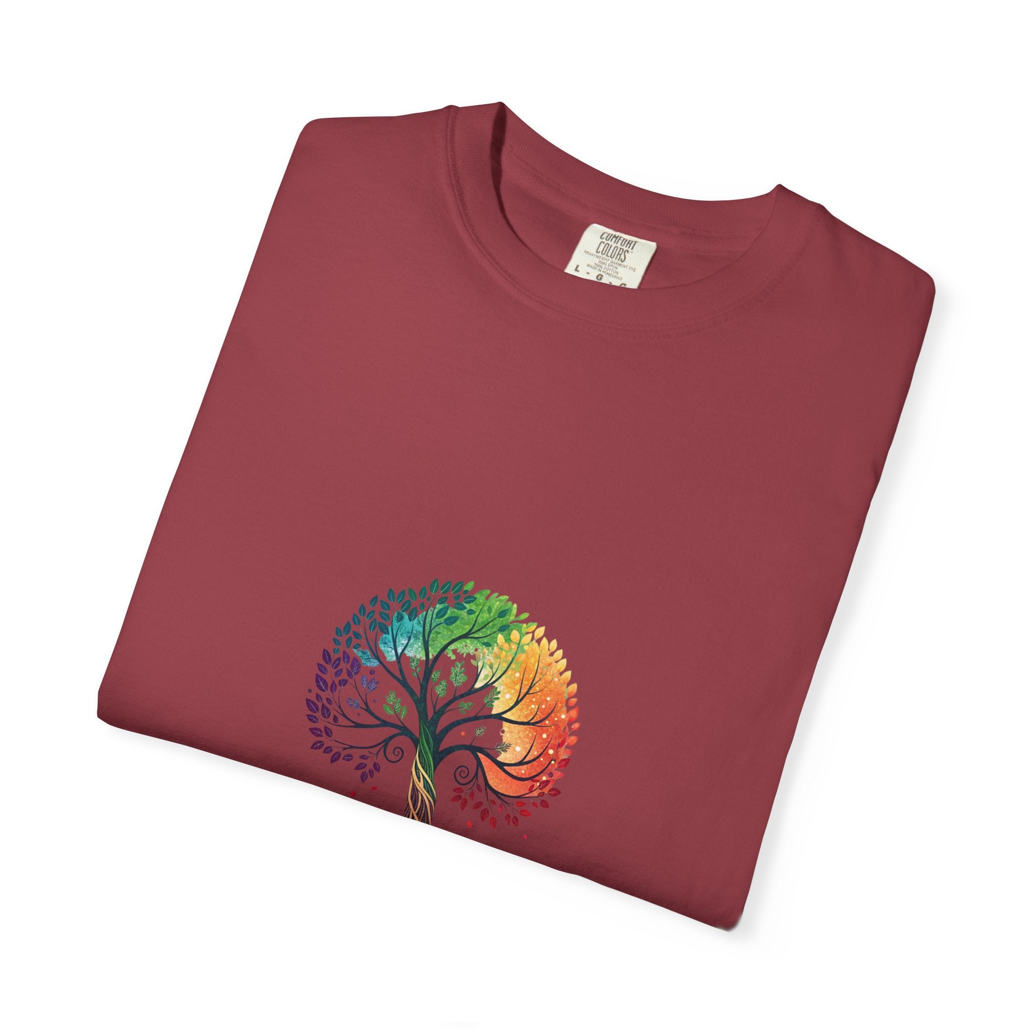Stop Hate and Racism Tree T-Shirt — Rainbow Unity Tee