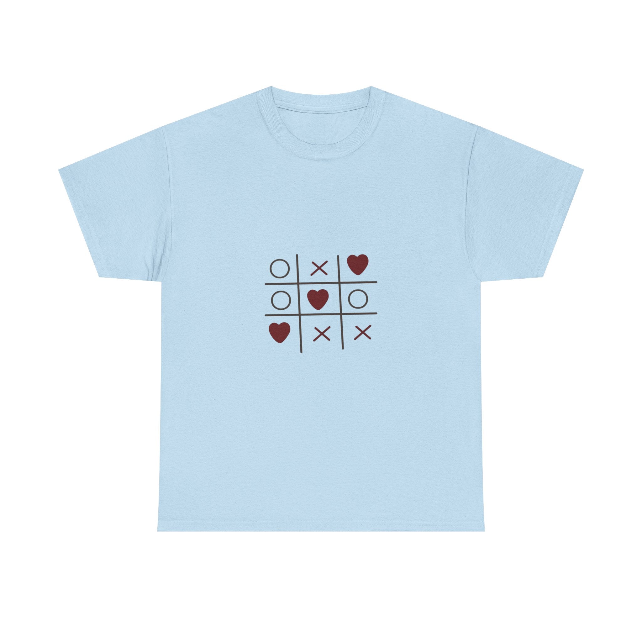 Tic Tac Toe Hearts T-Shirt — Cute Valentine’s Day Graphic Tee