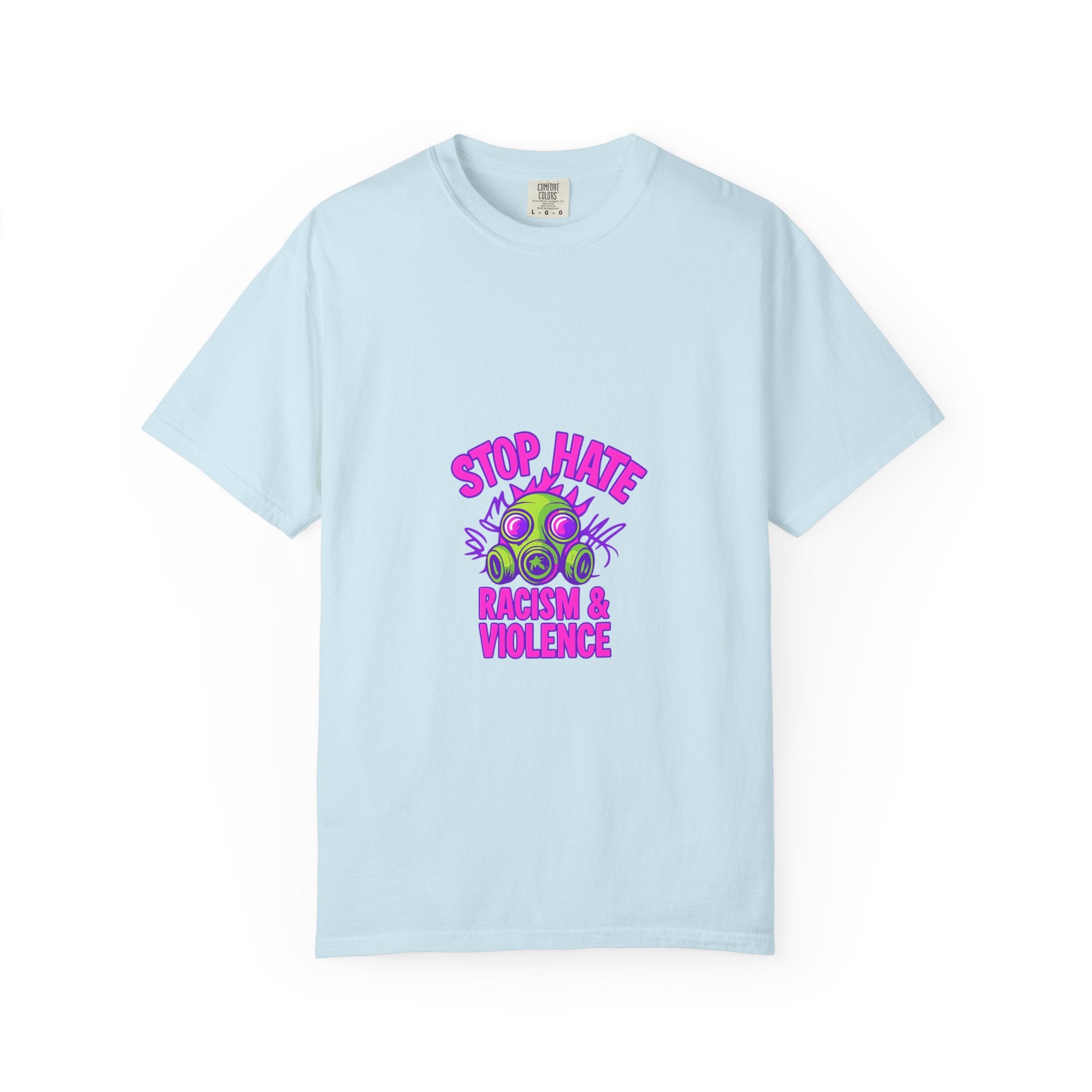 Stop Hate Racing & Violence T-Shirt — Anti-Hate Graphic Tee
