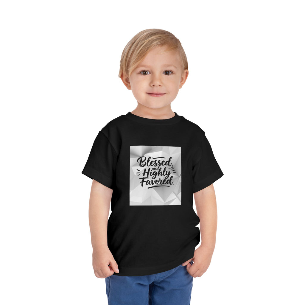 Blessed and Highly Favored Toddler Tee