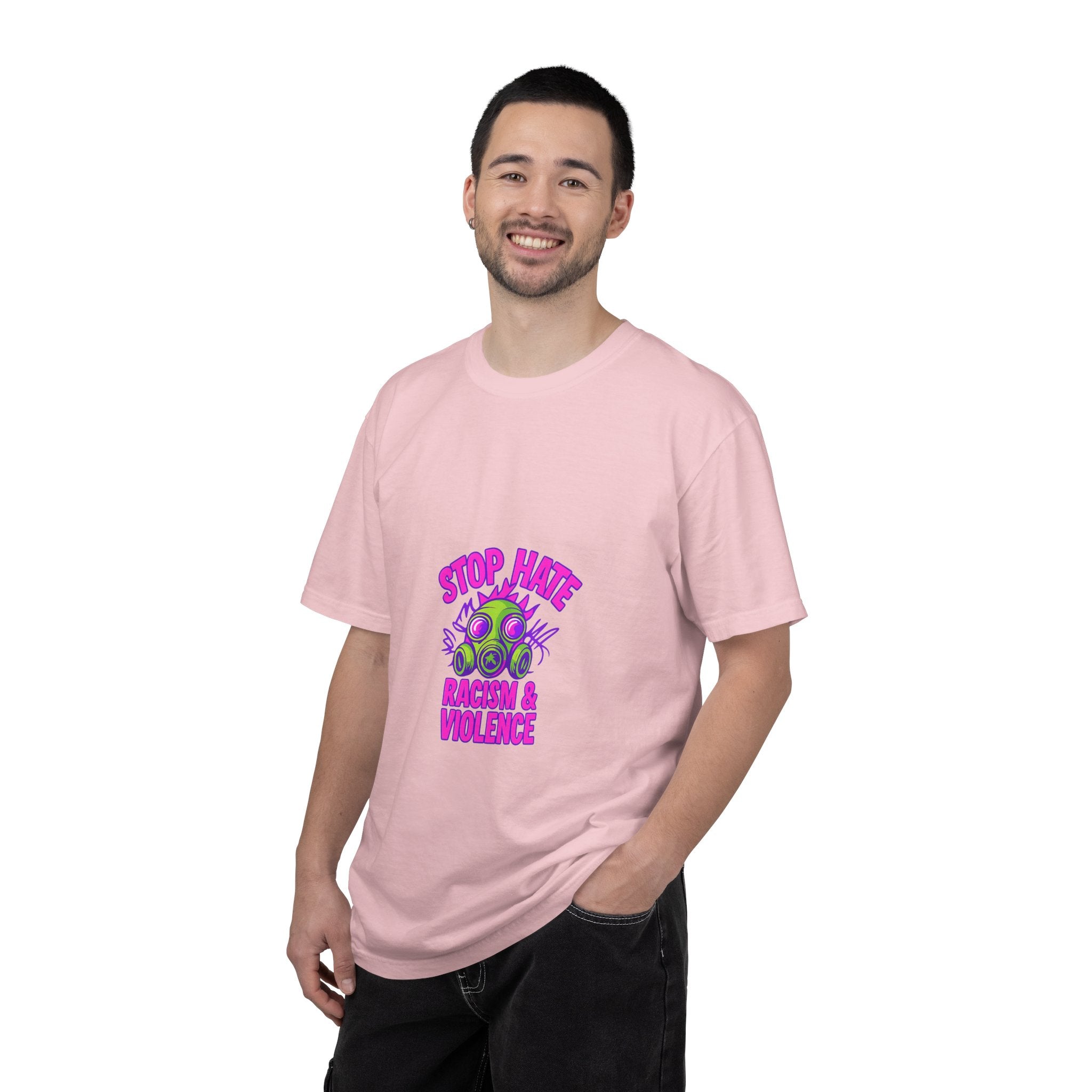 Stop Hate Racing & Violence T-Shirt — Anti-Hate Graphic Tee