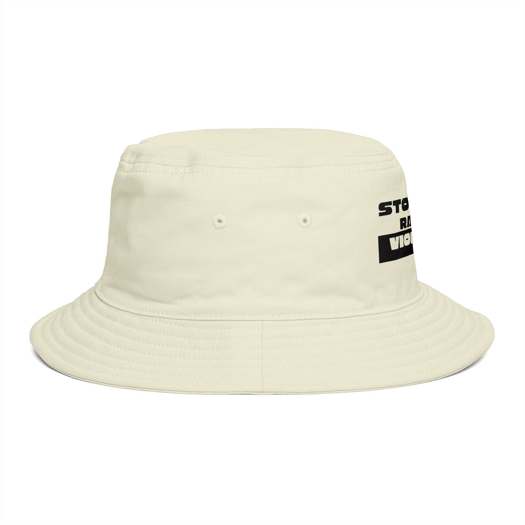 Bucket Hat - "Stop Hate Racism Violence" Anti-Racism Statement Hat