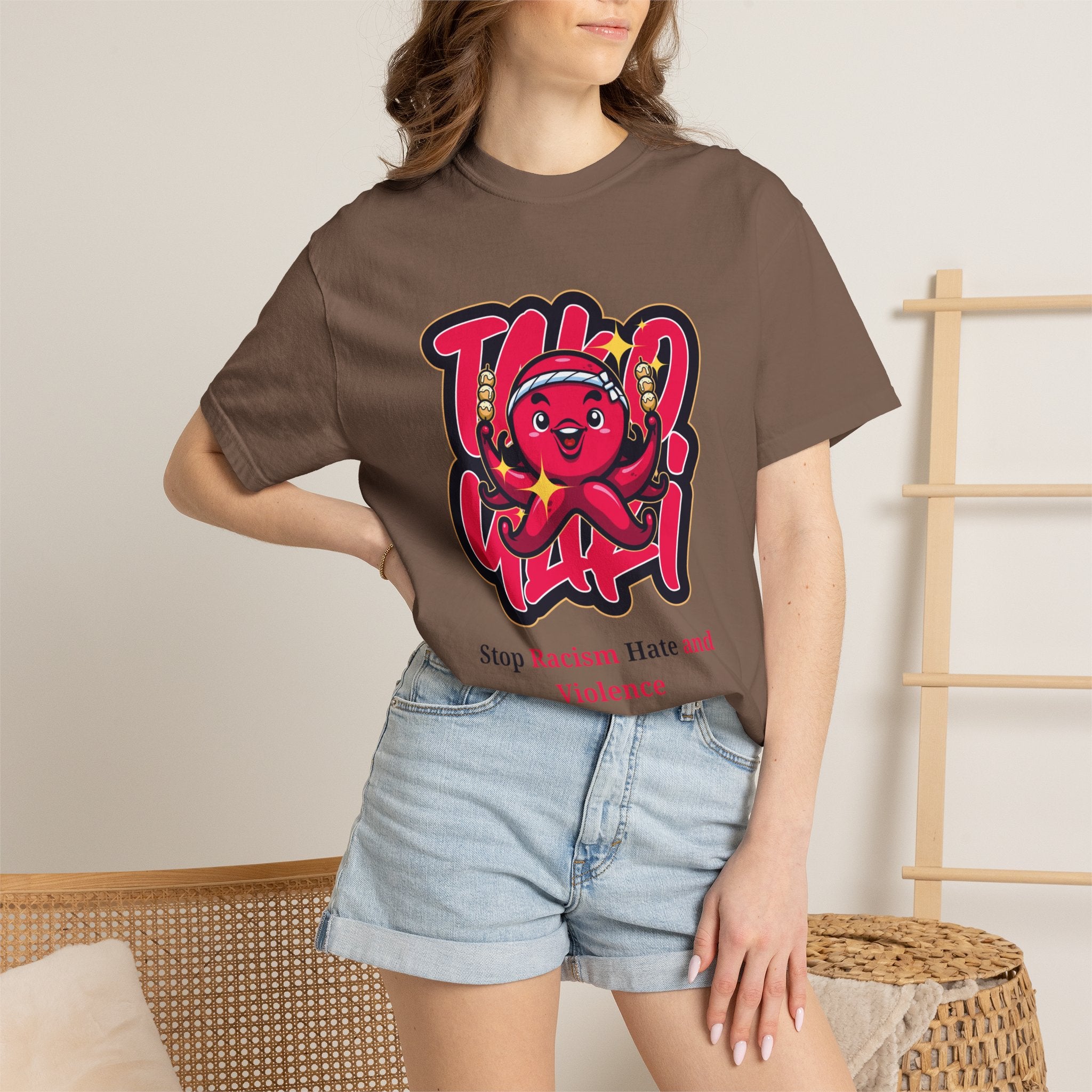 Stop Racism Octopus T-Shirt — Anti-Racism Message Tee