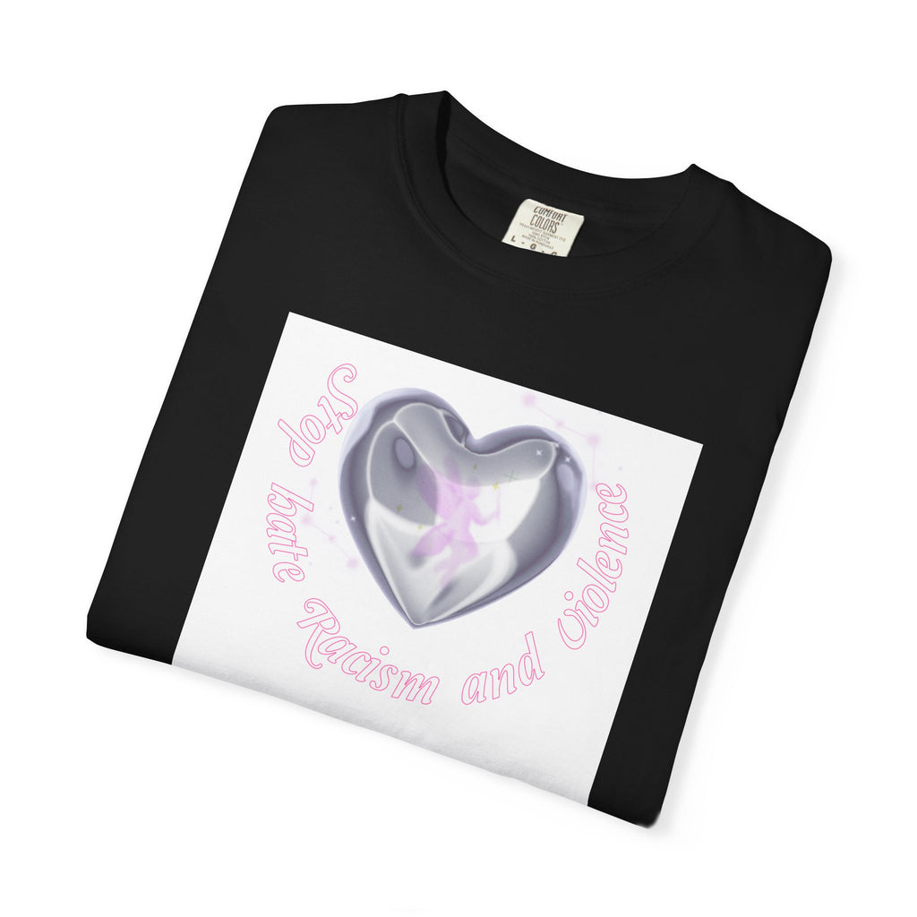 Heart Butterfly Tee — "Love, Hope, Passion and Patience" Graphic T-Shirt