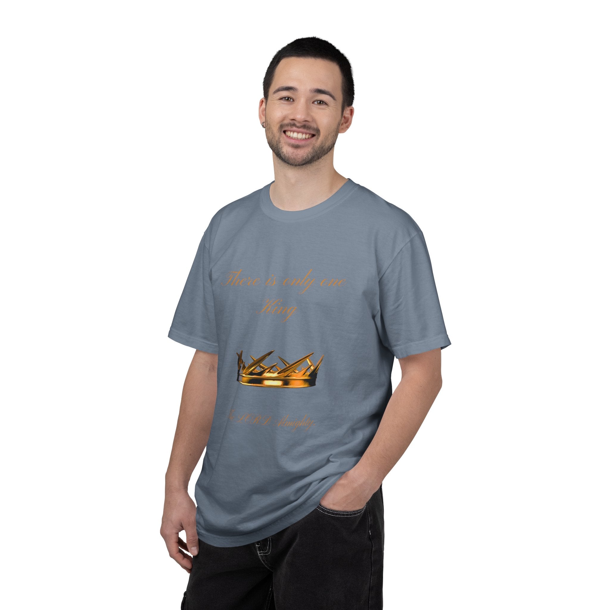 King Crown Graphic T-Shirt — "There is only one King" Casual Streetwear