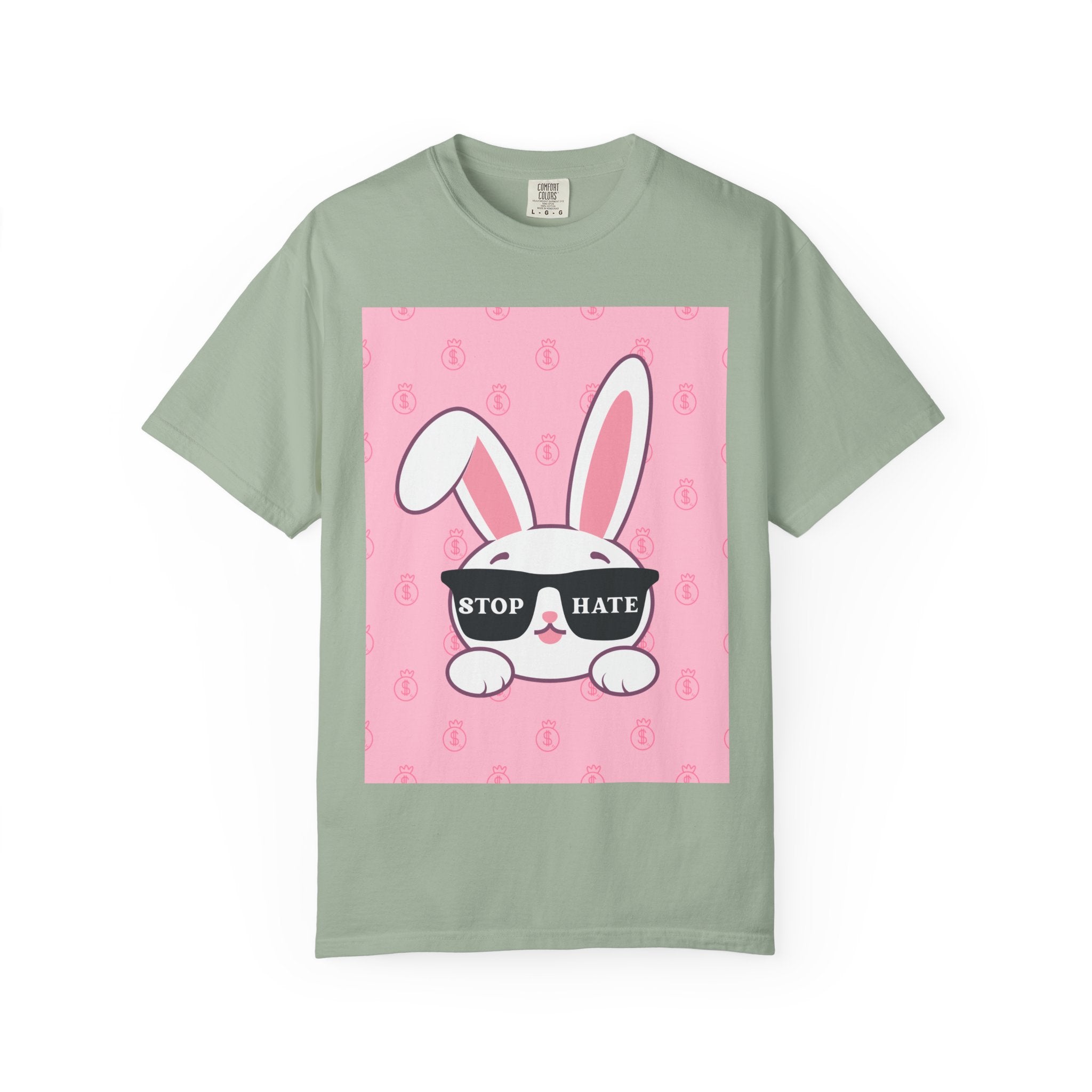 Bunny 'STOP HATE' Graphic T-Shirt