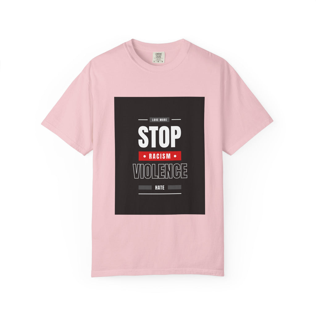 Stop Racism Stop Violence T-Shirt — Anti-Racism Protest Tee