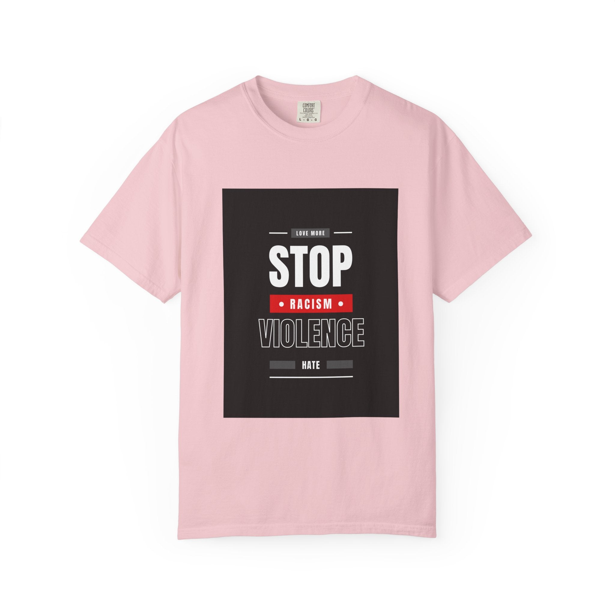 Stop Racism Stop Violence T-Shirt — Anti-Racism Protest Tee