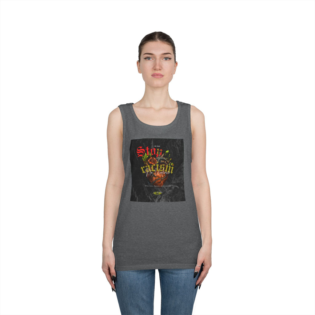 Skull & Crown Graphic Tank Top — Vintage Gothic Streetwear
