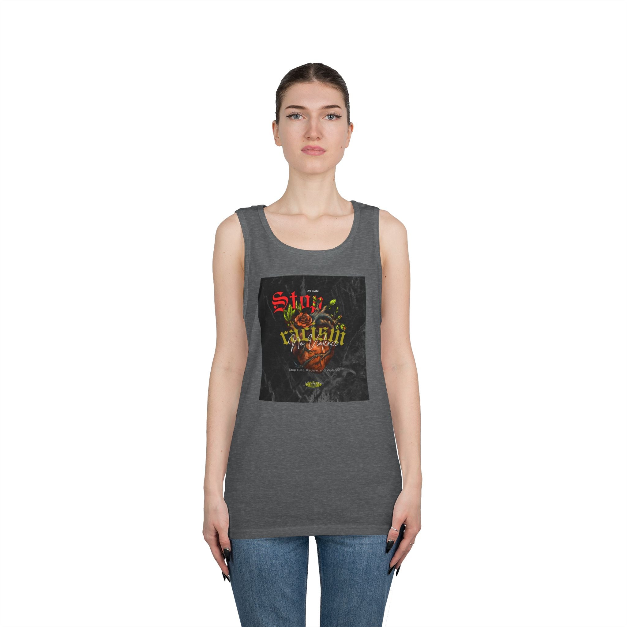 Skull & Crown Graphic Tank Top — Vintage Gothic Streetwear