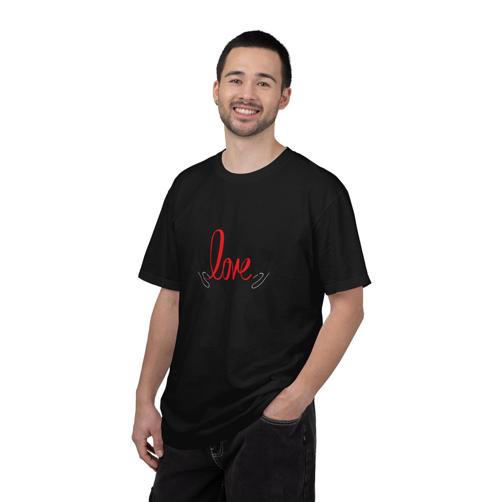 Love Hands T-Shirt — Minimalist Heart Hands Graphic Tee