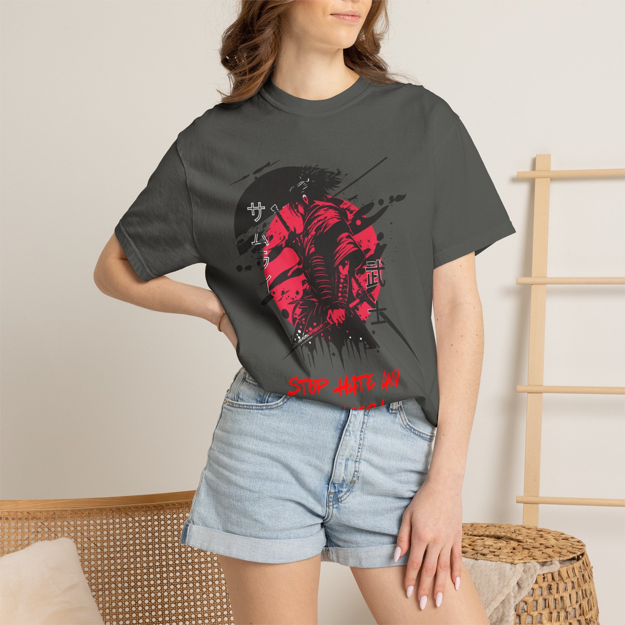 Stop Hate and Racism Graphic T-Shirt