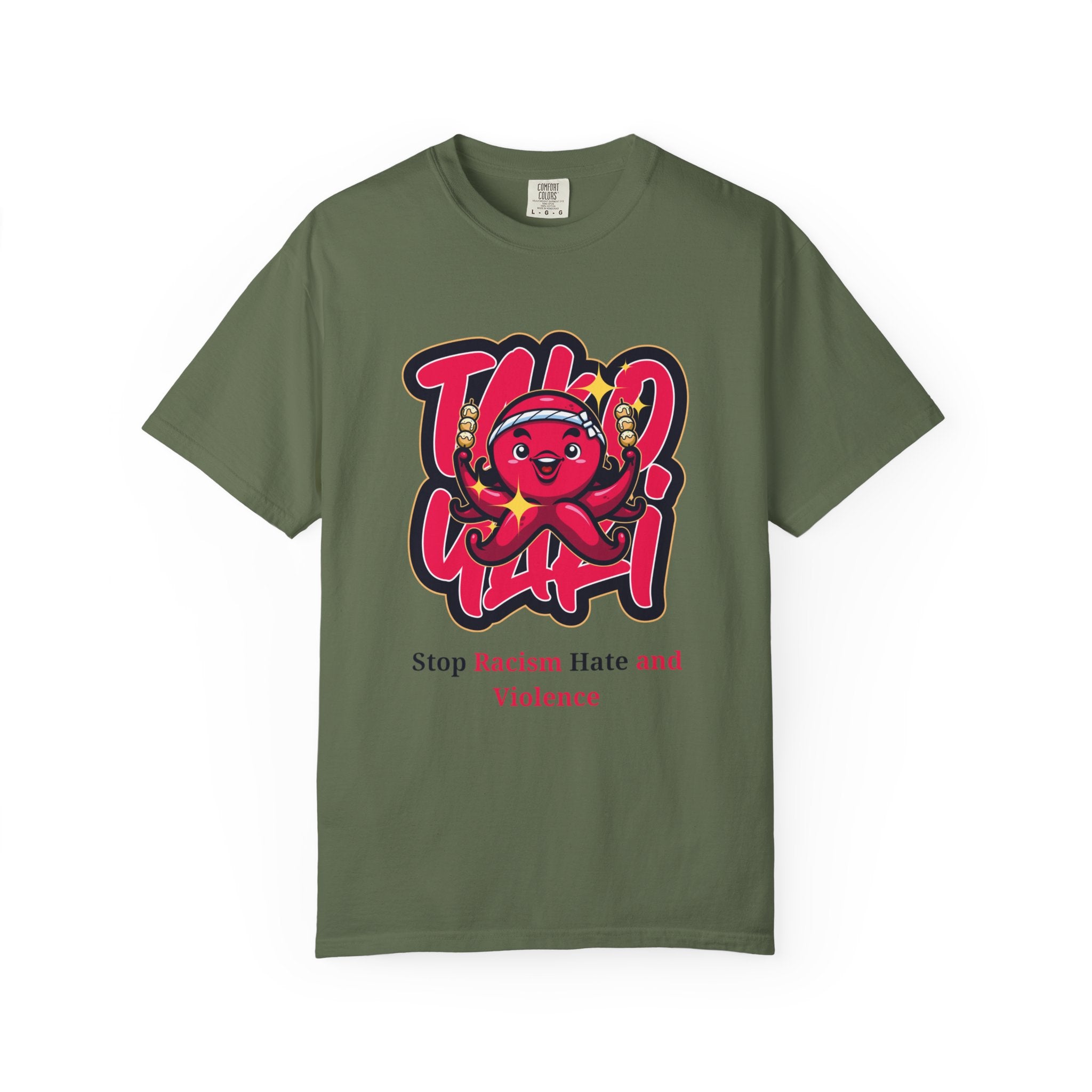 Stop Racism Octopus T-Shirt — Anti-Racism Message Tee