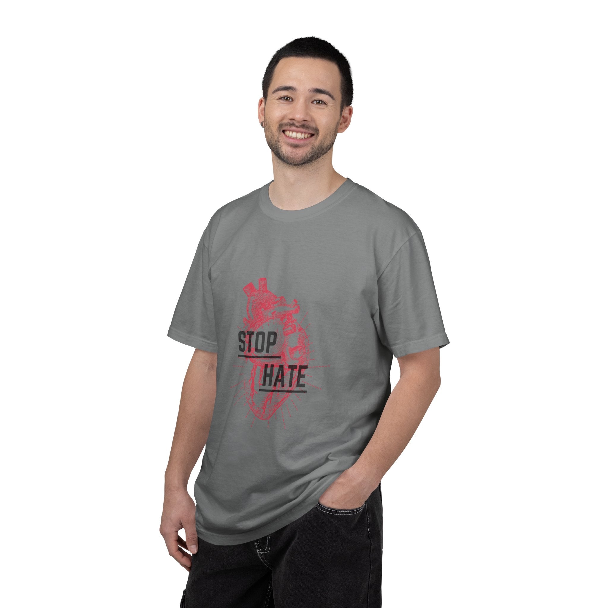 Stop Hate Heart T-Shirt — Anti-Hate Graphic Tee