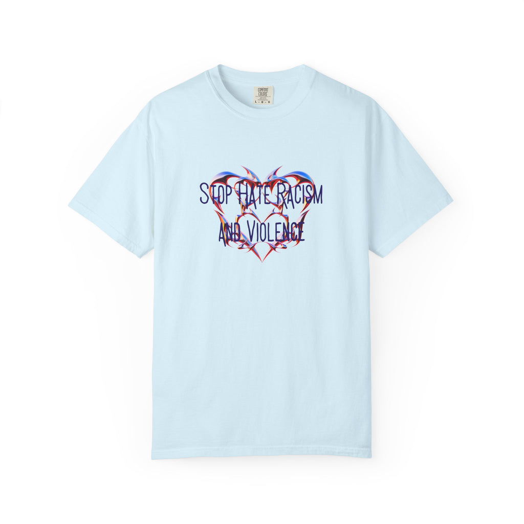 Stop the Racism and Violence Heart T-Shirt