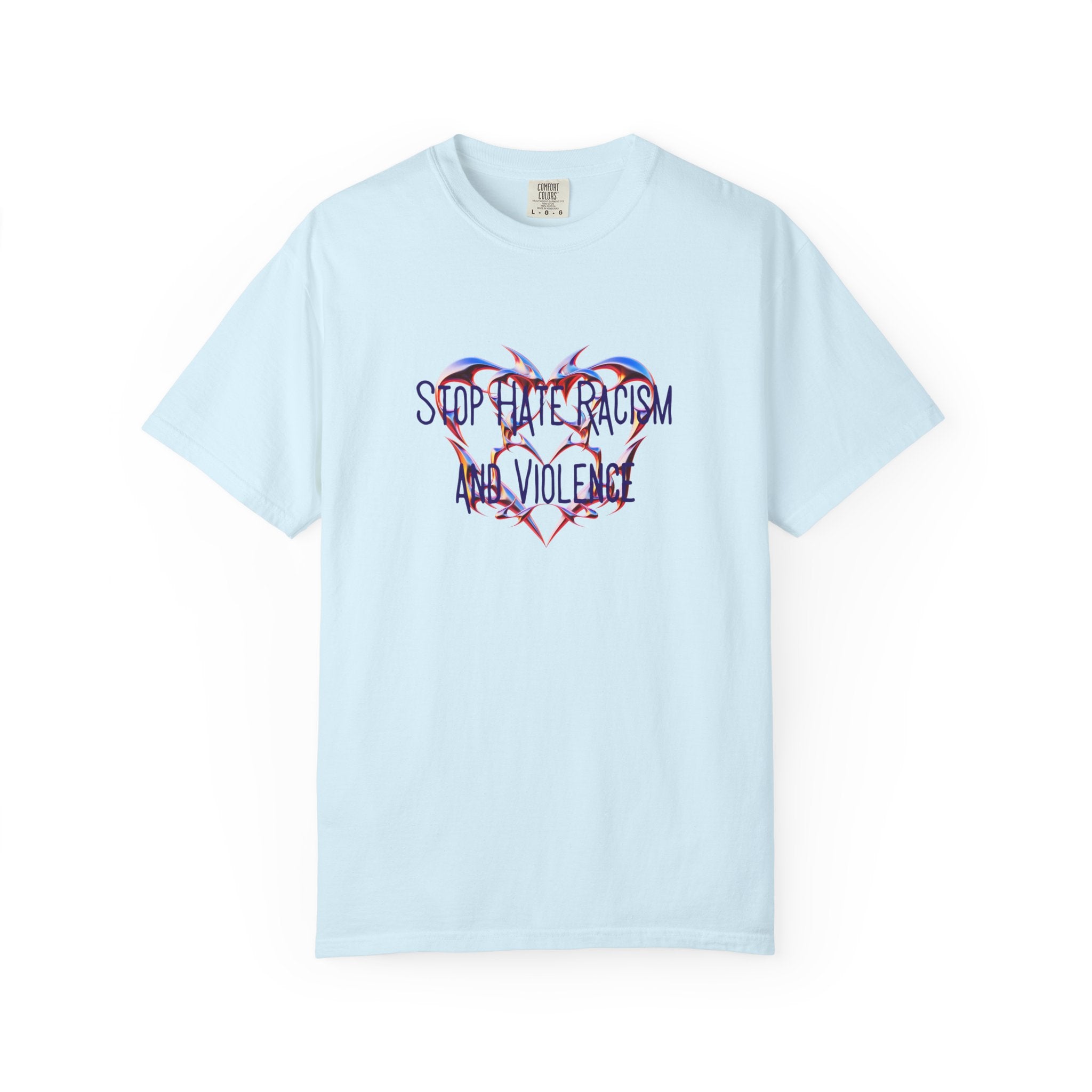 Stop the Racism and Violence Heart T-Shirt