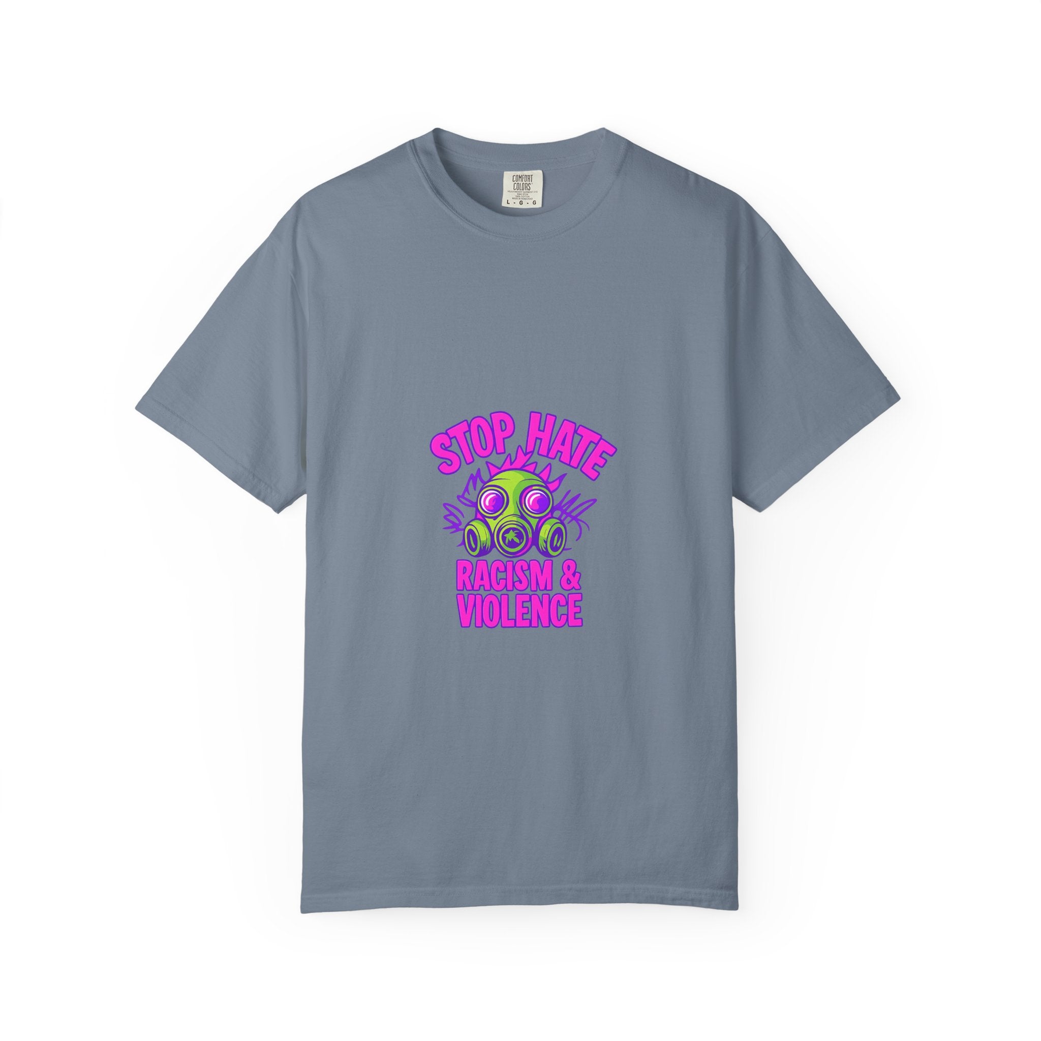 Stop Hate Racing & Violence T-Shirt — Anti-Hate Graphic Tee