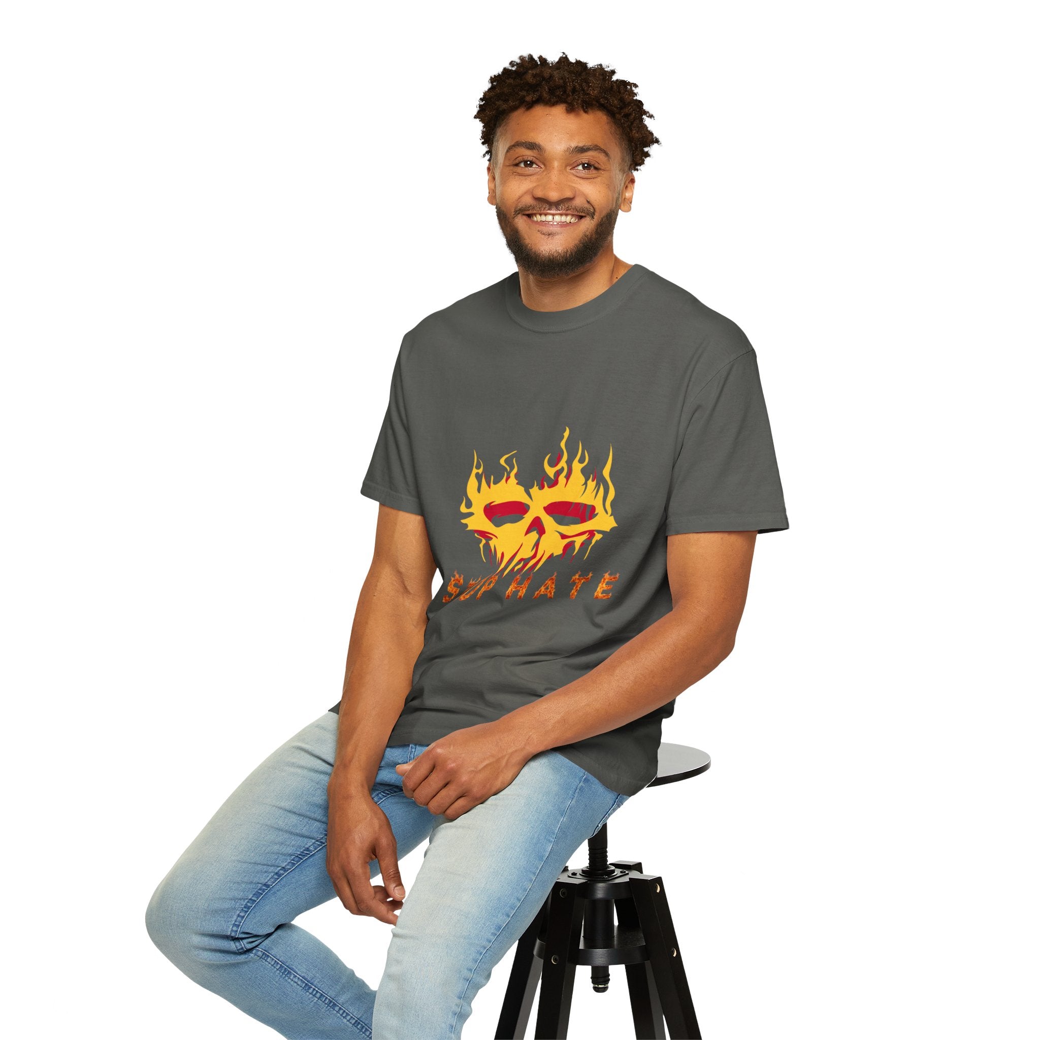 Stop Hate Flame Mask T-Shirt