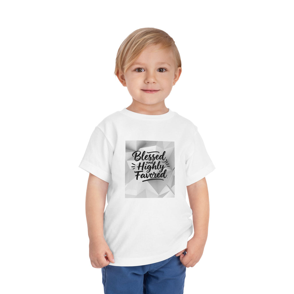 Blessed and Highly Favored Toddler Tee