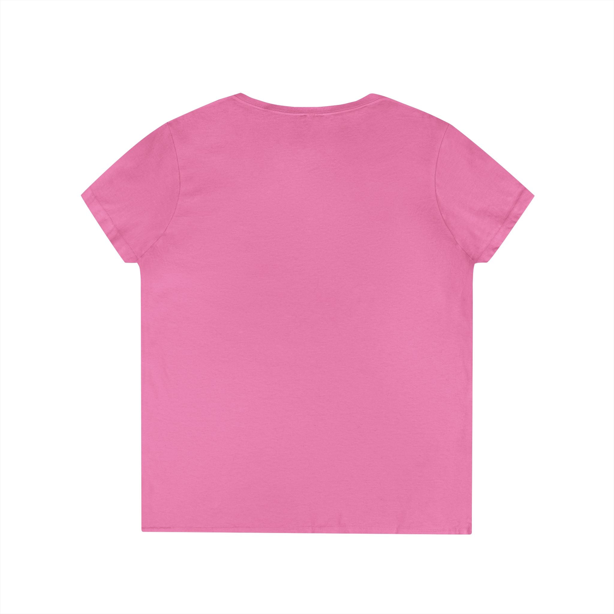 Got GOD? Ladies' V-Neck T-Shirt — Retro Pink Faith Graphic