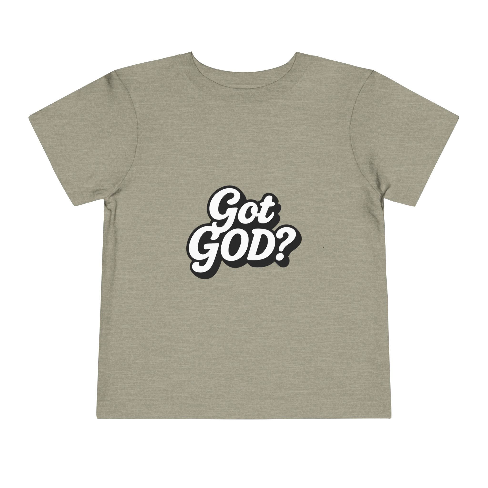 Toddler Tee — "Got GOD?" Christian Graphic Shirt for Kids