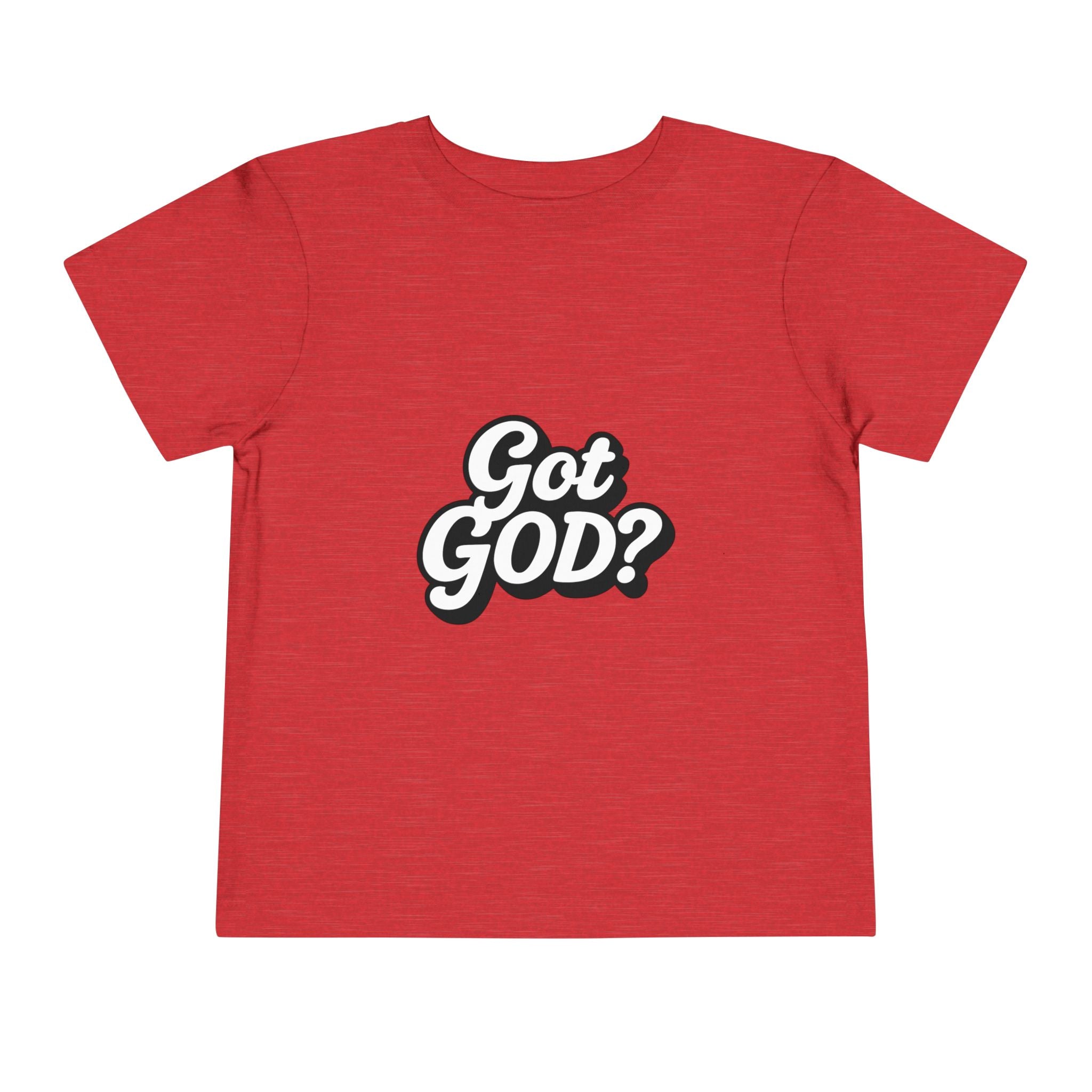 Toddler Tee — "Got GOD?" Christian Graphic Shirt for Kids