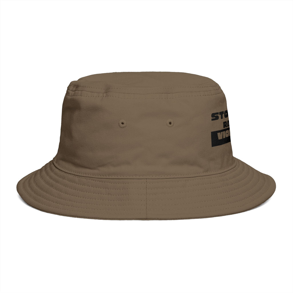 Bucket Hat - "Stop Hate Racism Violence" Anti-Racism Statement Hat