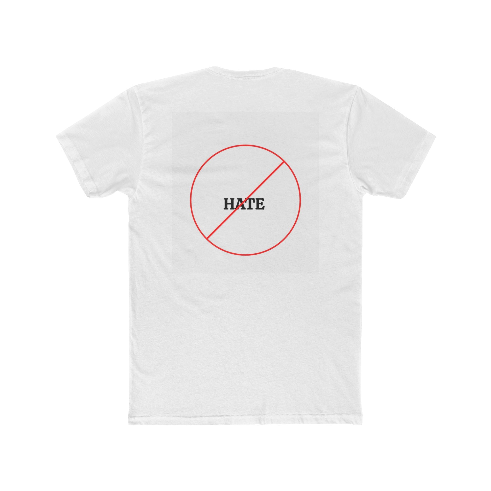 All Heart Tee — 'No Hate' Graphic Cotton T-Shirt