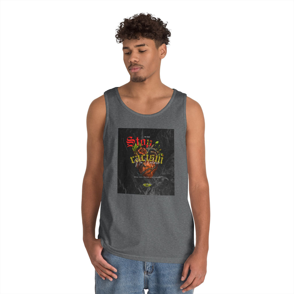 Skull & Crown Graphic Tank Top — Vintage Gothic Streetwear