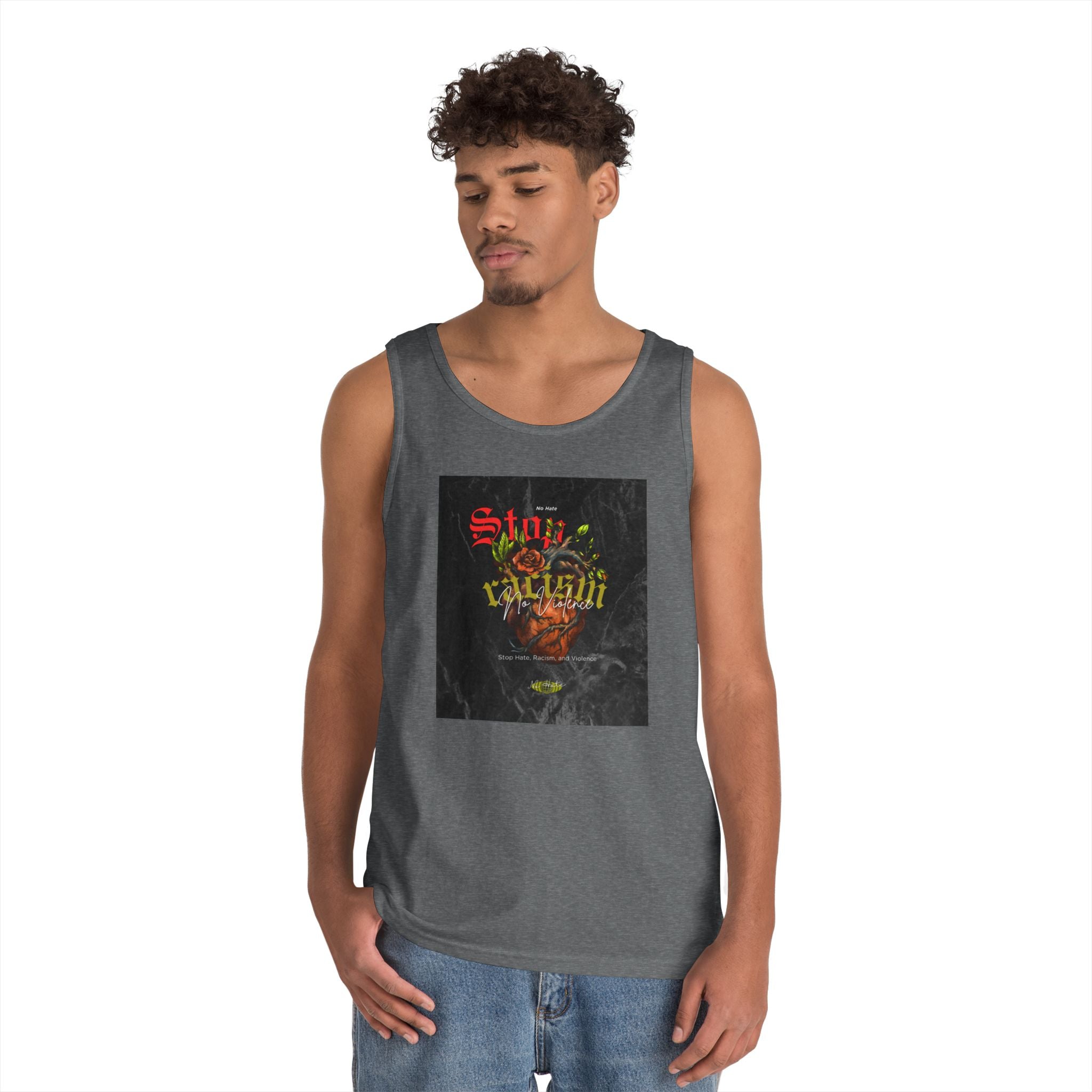 Skull & Crown Graphic Tank Top — Vintage Gothic Streetwear