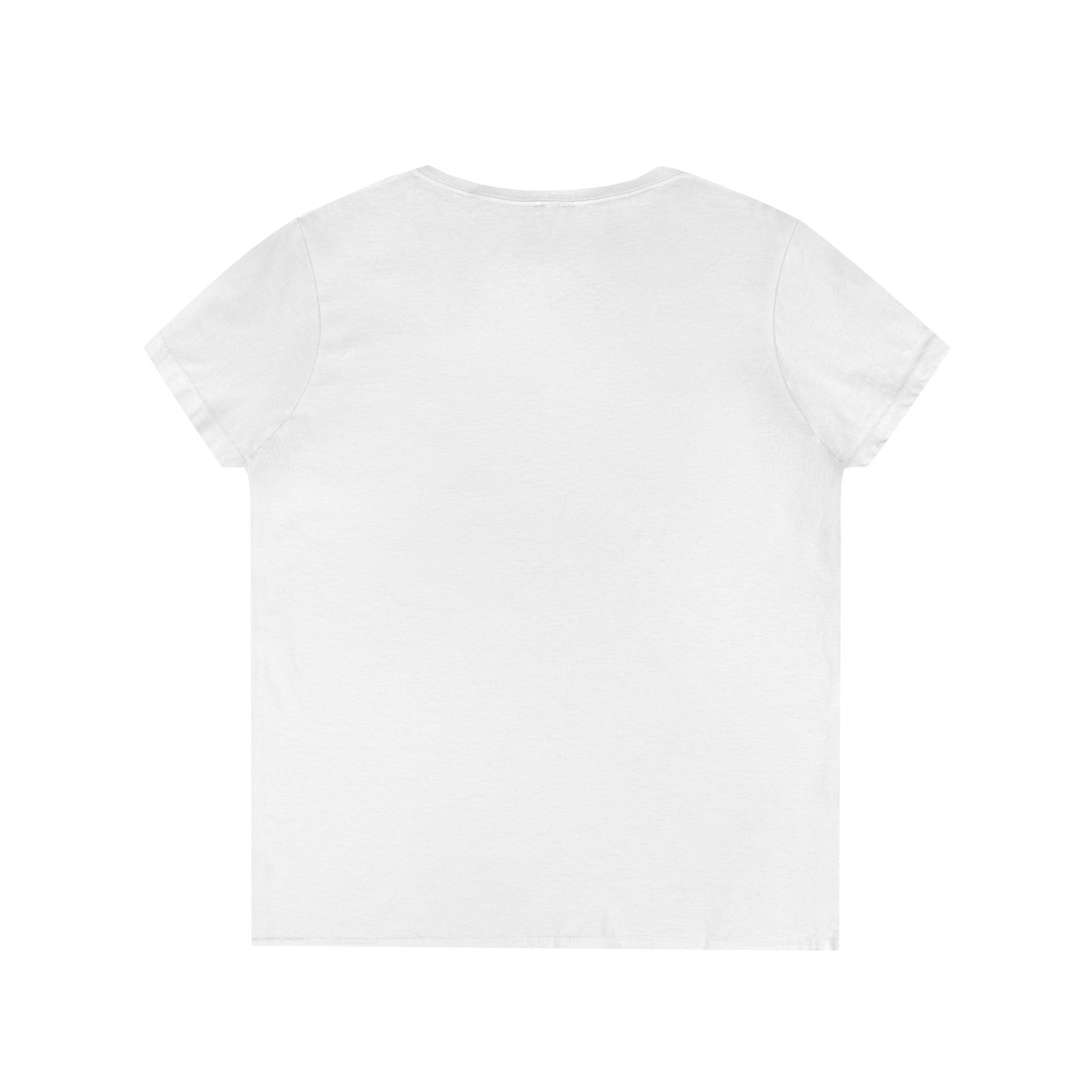 Got GOD? Ladies' V-Neck T-Shirt — Retro Pink Faith Graphic