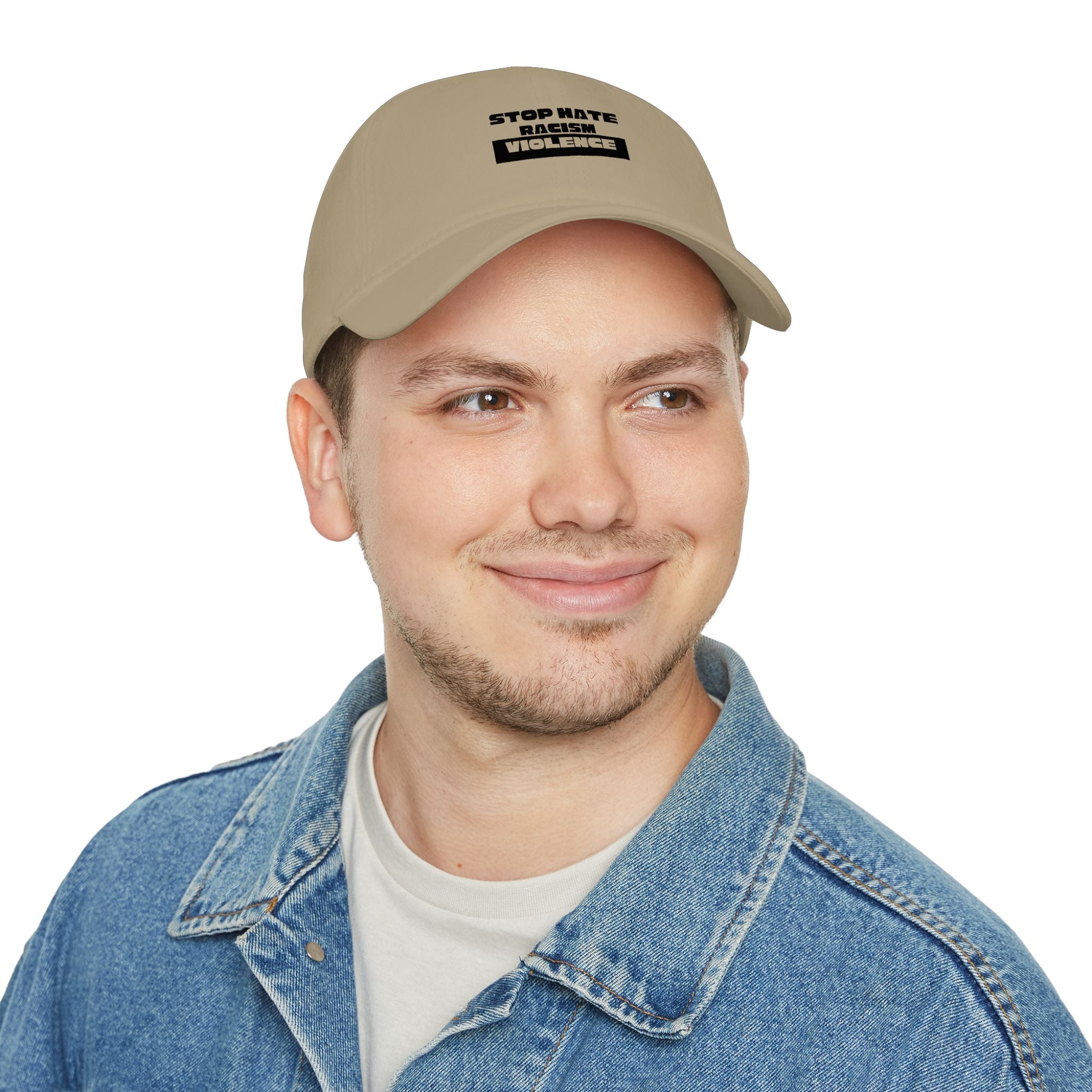Baseball Cap — "Stop Mate Racism Violence" Embroidered Anti-Racism Hat