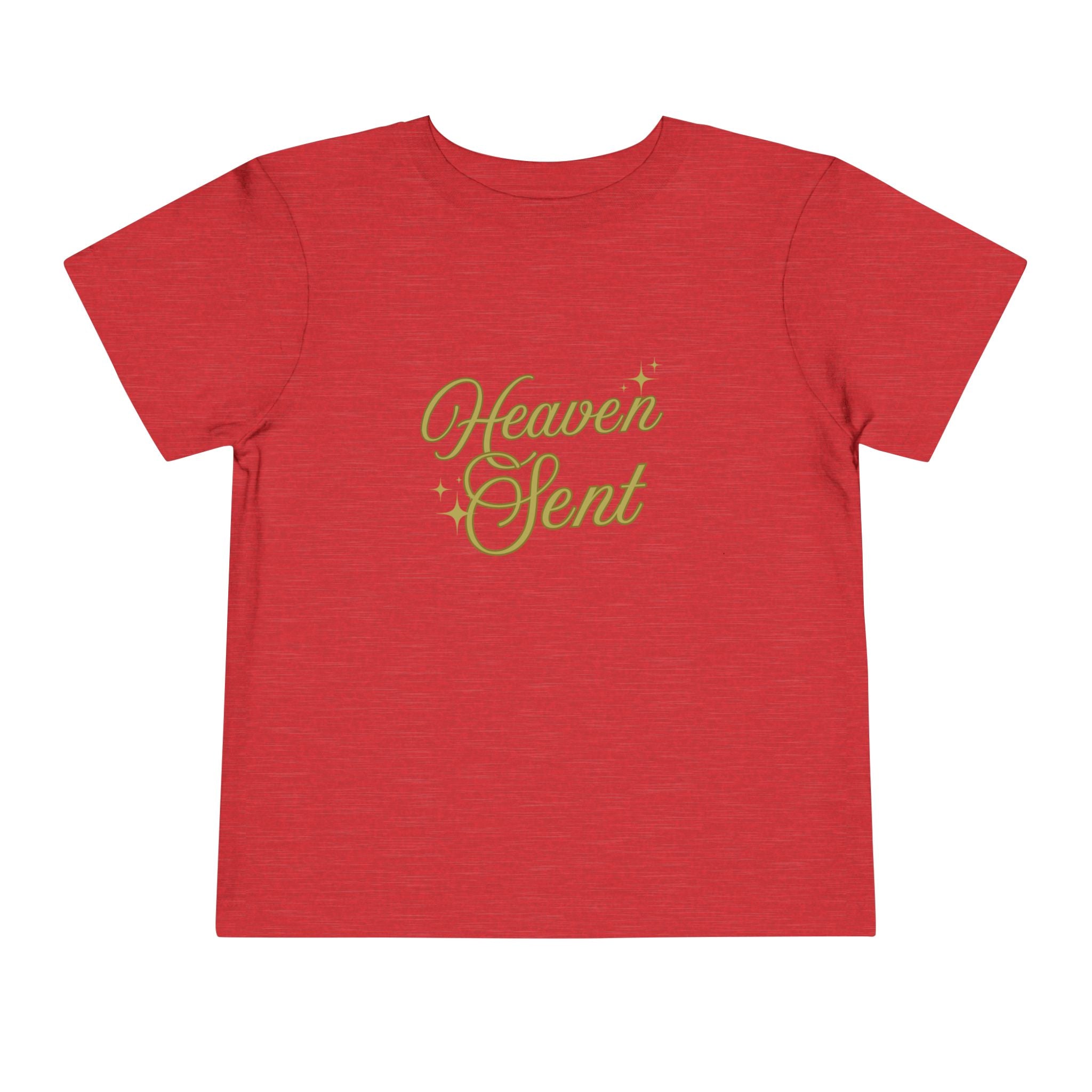 Heaven Sent Toddler Tee — Gold Script Baby Shirt