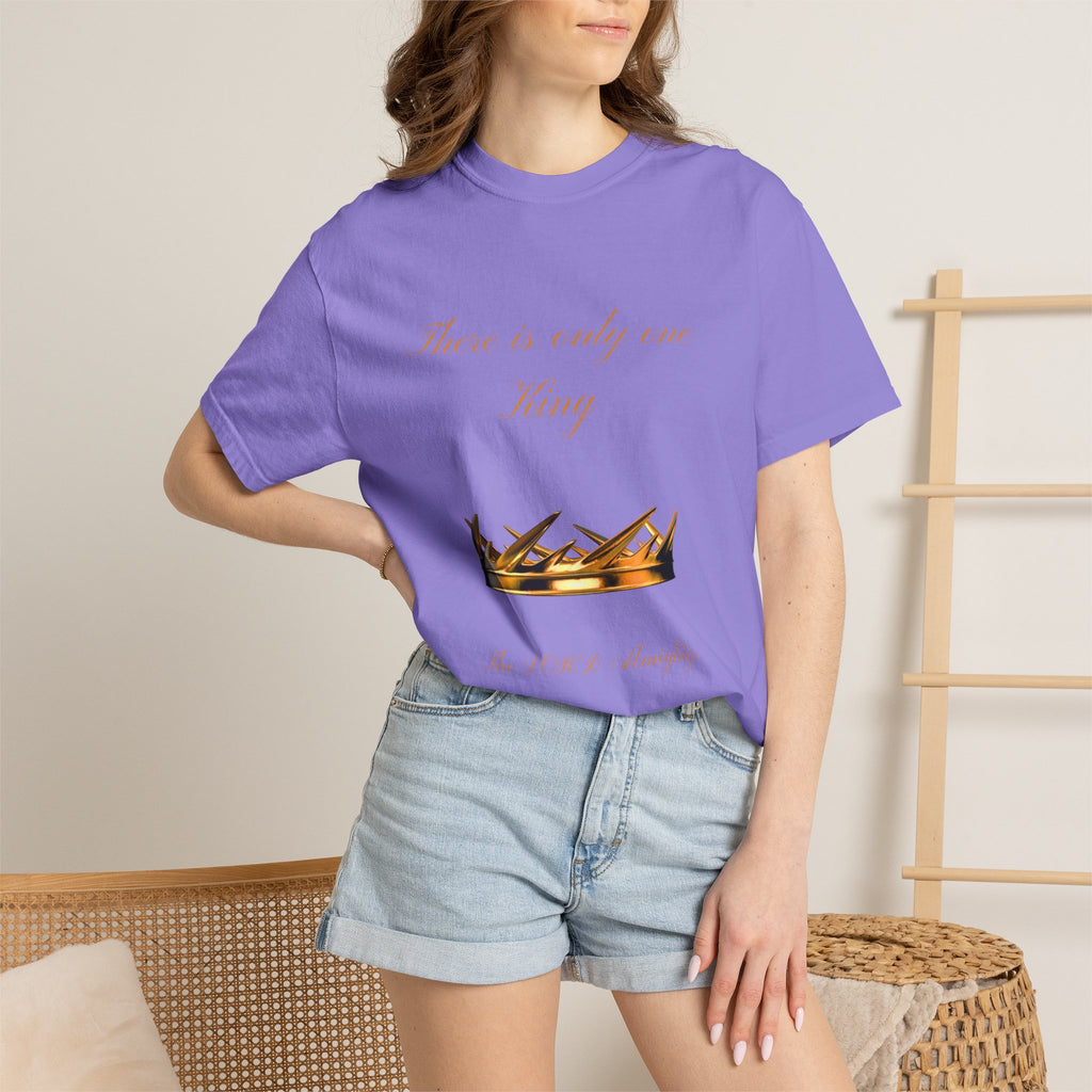 King Crown Graphic T-Shirt — "There is only one King" Casual Streetwear