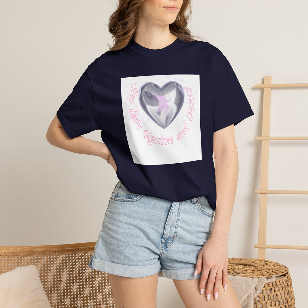 Heart Butterfly Tee — "Love, Hope, Passion and Patience" Graphic T-Shirt