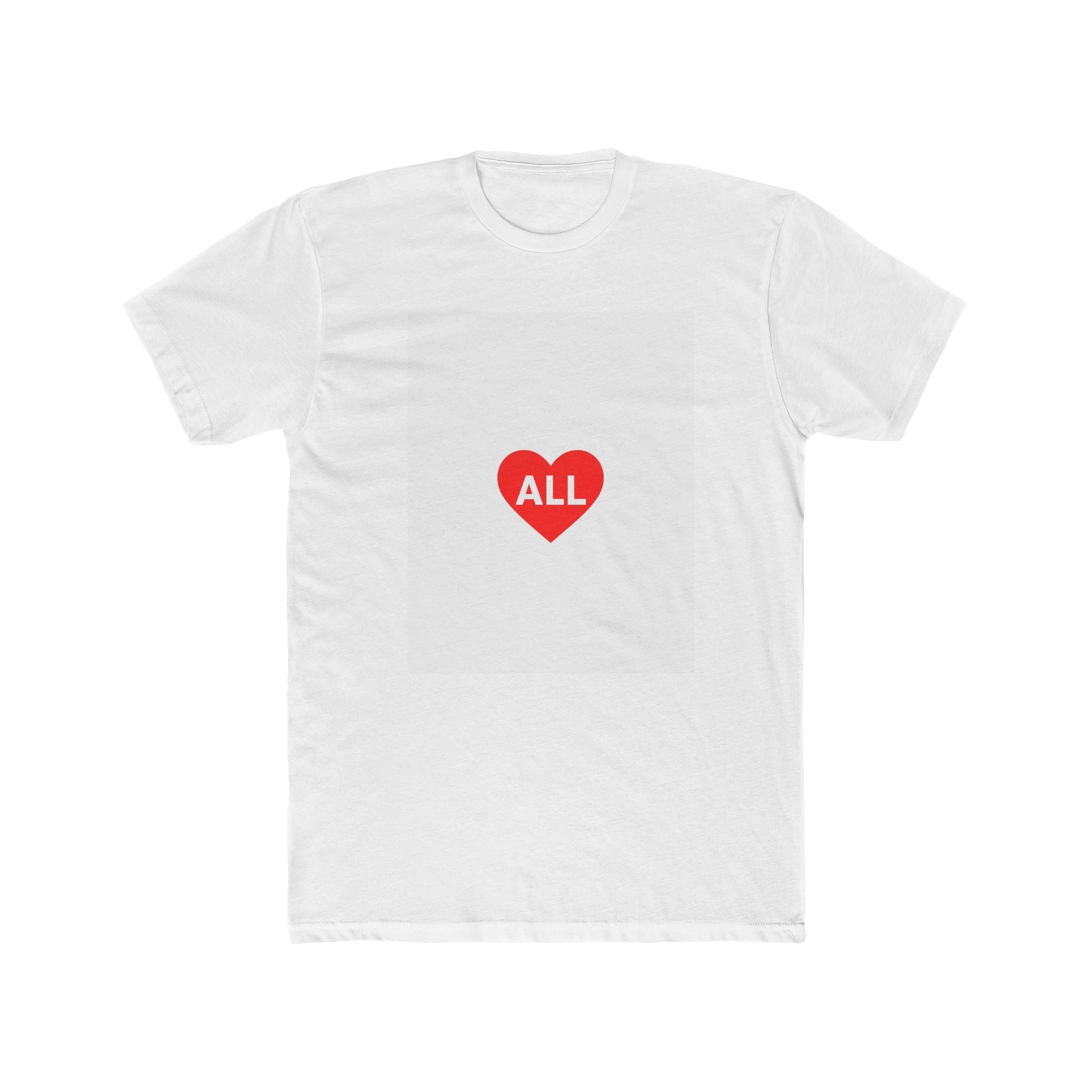 All Heart Tee — 'No Hate' Graphic Cotton T-Shirt