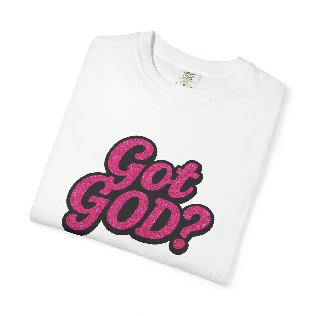 Got God? T-Shirt — Retro Bubble Letter Faith Tee