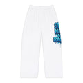 Women's Pajama Pants - Blue Graffiti "Stop Hate and Racism" Lounge Sleepwear