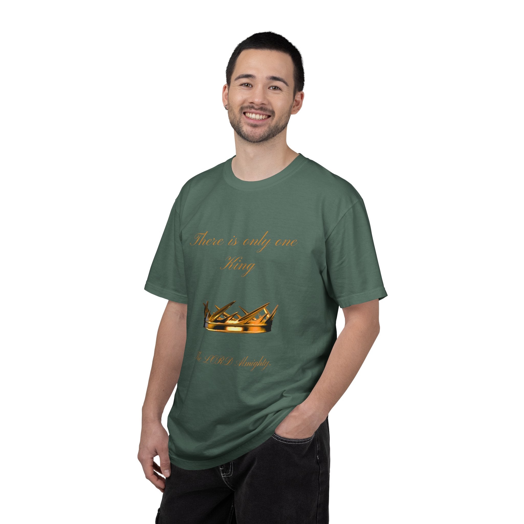 King Crown Graphic T-Shirt — "There is only one King" Casual Streetwear