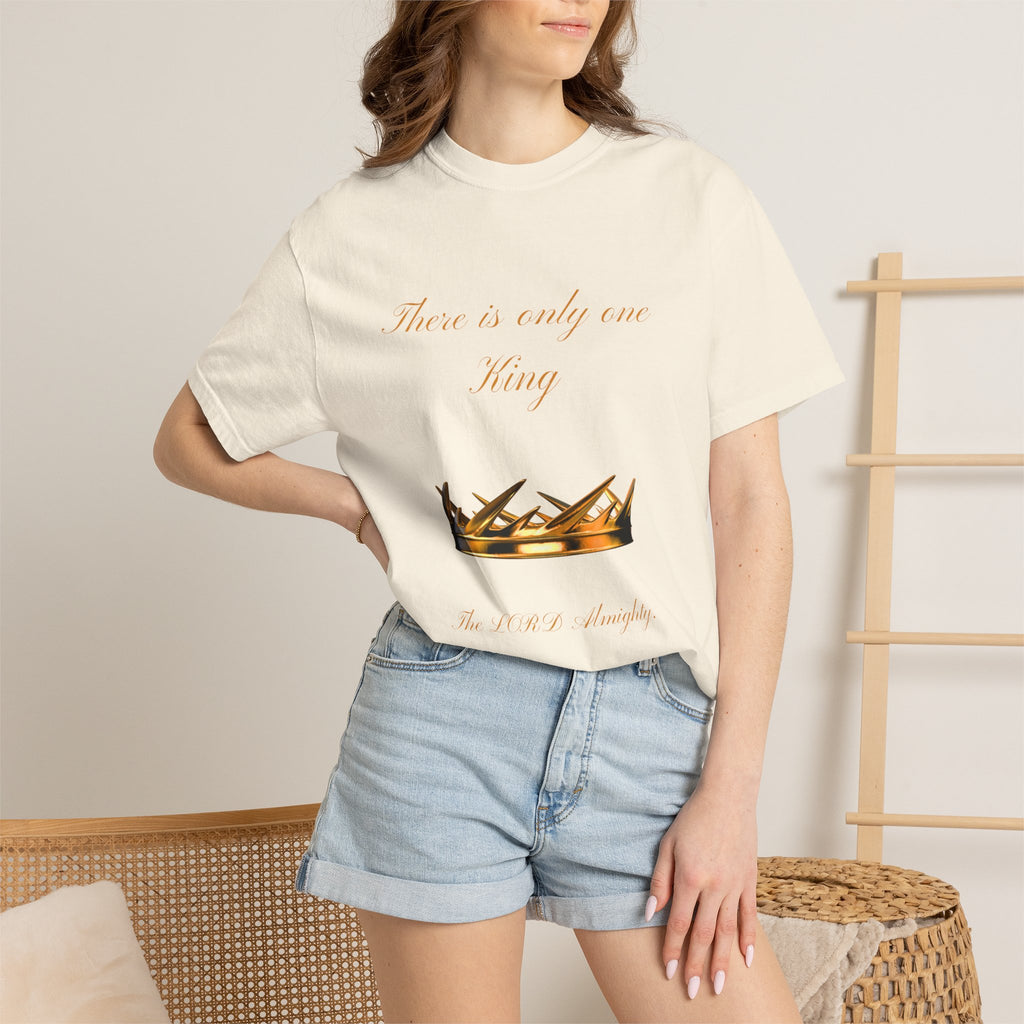 King Crown Graphic T-Shirt — "There is only one King" Casual Streetwear