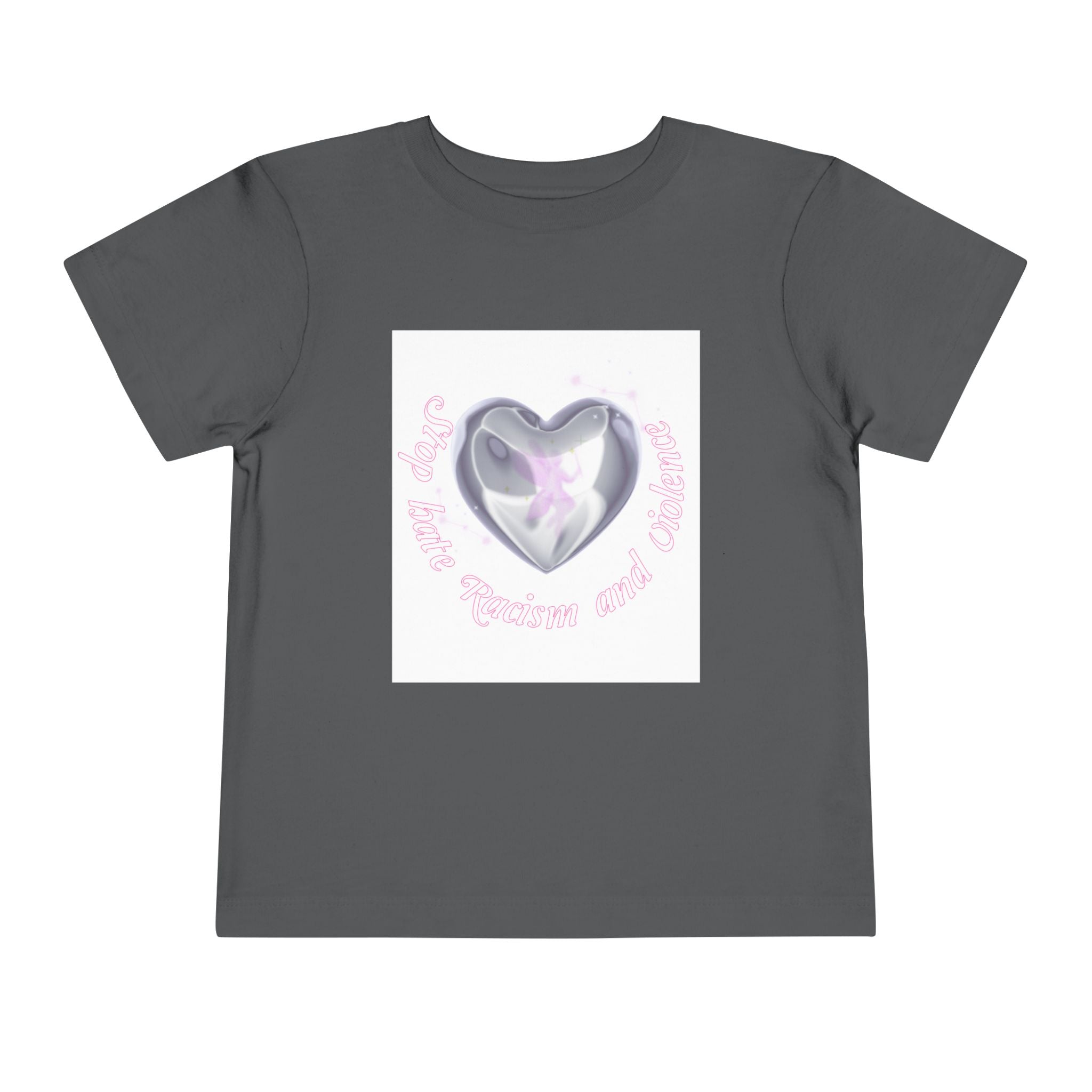 Toddler Tee — Cute Heart Unicorn "So Little, So Fierce and Magical"