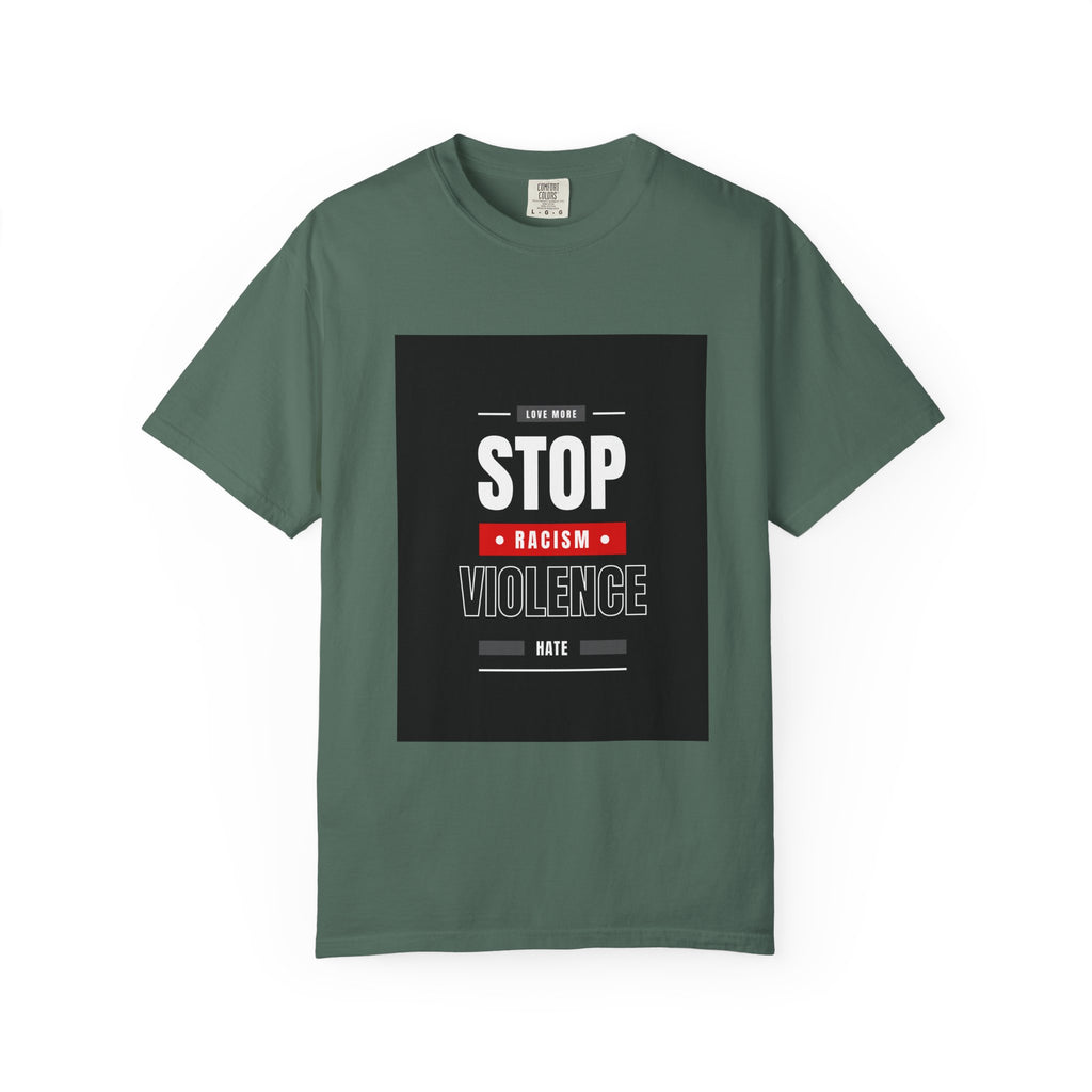 Stop Racism Stop Violence T-Shirt — Anti-Racism Protest Tee