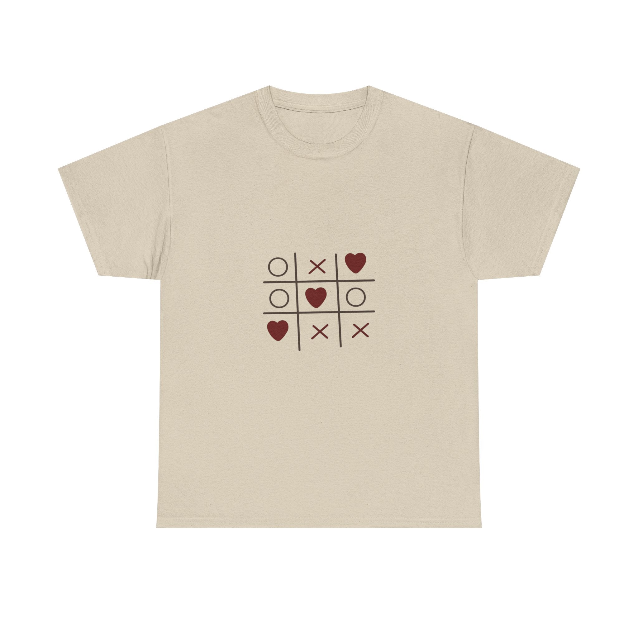 Tic Tac Toe Hearts T-Shirt — Cute Valentine’s Day Graphic Tee
